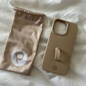 Sandstone iPhone 14 Pro Max Loopy Case
